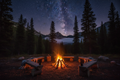 Mountain Campfire