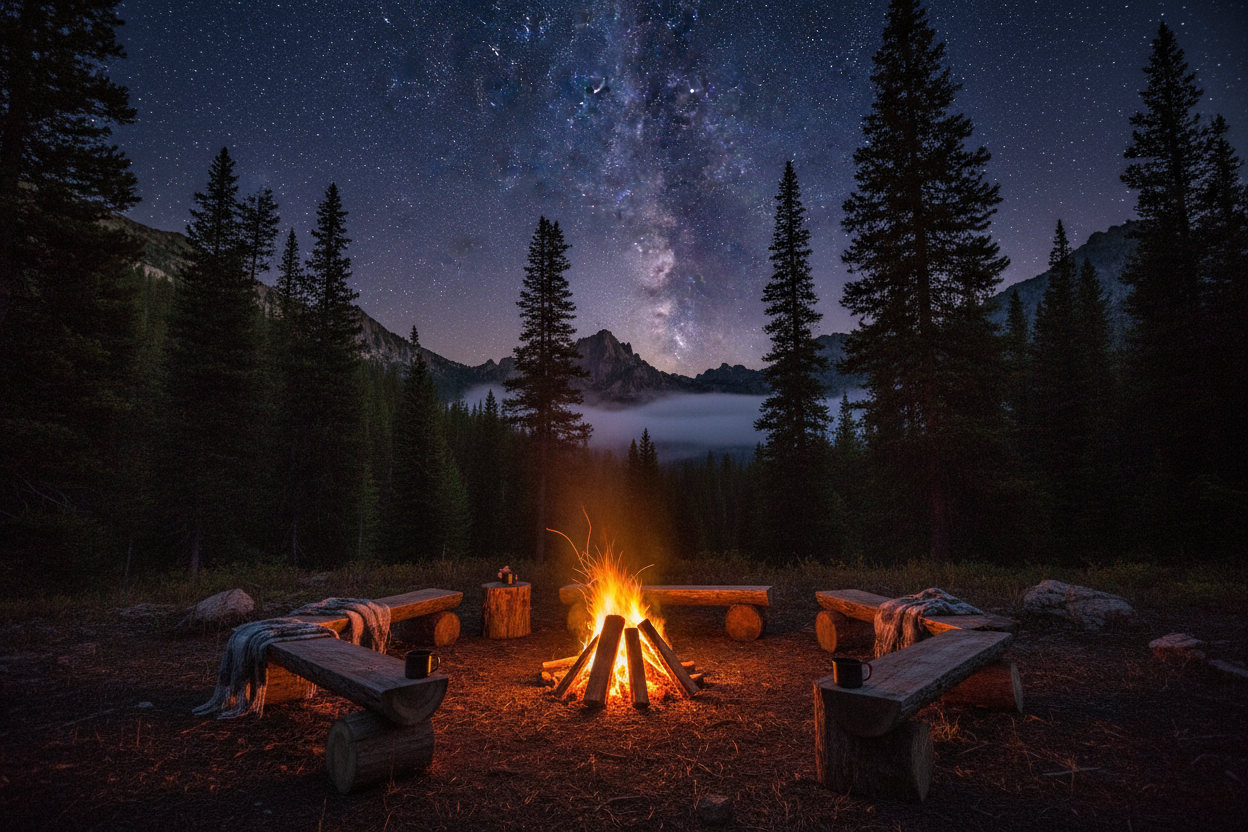 Mountain Campfire