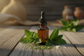 Peppermint Essential Oil Bottle